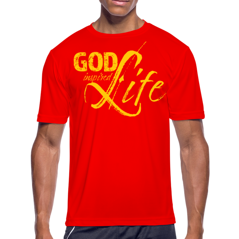 Men’s Moisture Wicking Performance T-Shirt, God inSpired Life Graphic