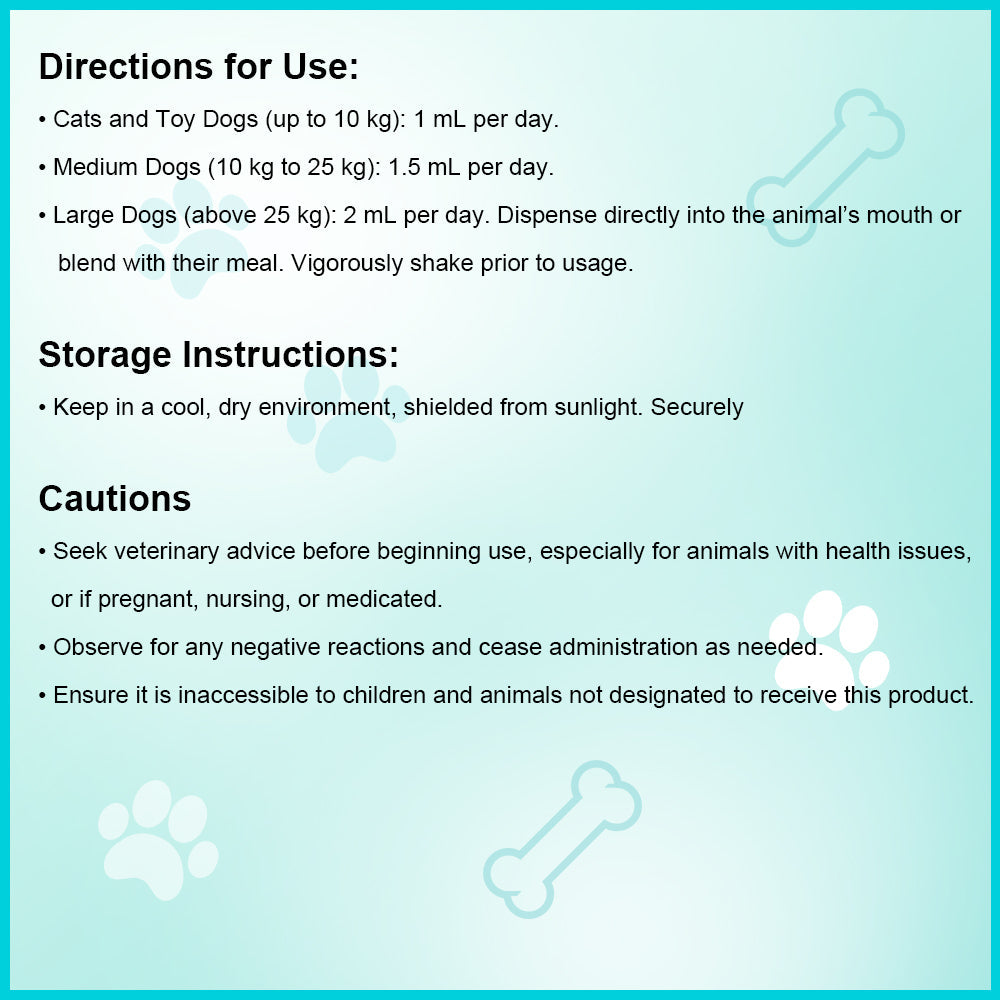 Paws & Calm! Canadian Calming Comfort Drops – 60mL