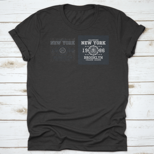 New York, Brooklyn Typography For Clothes Design Graphics For Print