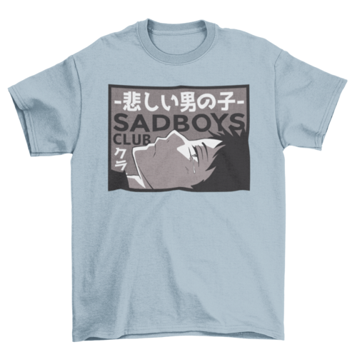Sad Boy Anime T-shirt