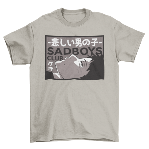 Sad Boy Anime T-shirt