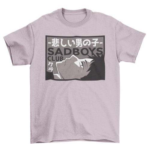 Sad Boy Anime T-shirt