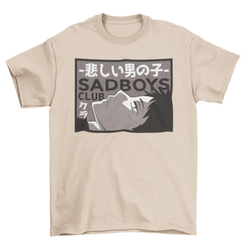 Sad Boy Anime T-shirt