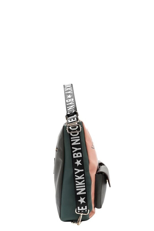 Nicole Lee USA Multifunction Adjustable Strap Eco-Leather Backpack