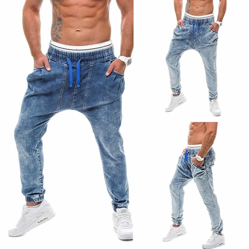 2019 Spring And Autumn Hot Sale Men's Trousers Harem Pants Jeans
