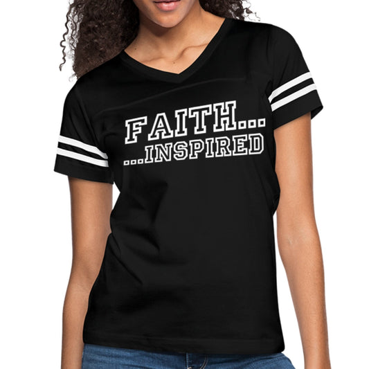 Womens Graphic Vintage Tee - Faith Inspired Sport T-shirt