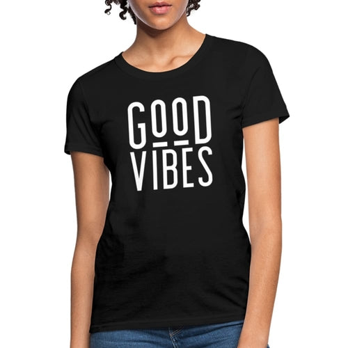Womens T-shirt - Good Vibes Graphic Tee