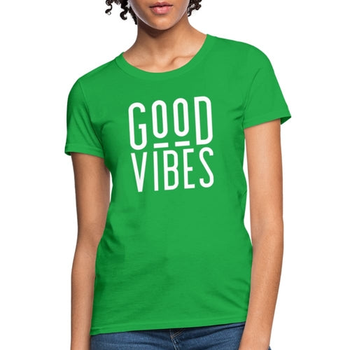 Womens T-shirt - Good Vibes Graphic Tee