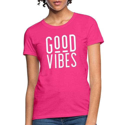 Womens T-shirt - Good Vibes Graphic Tee