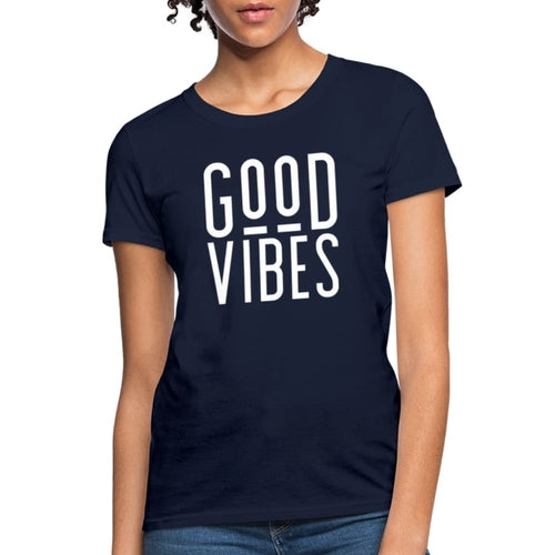Womens T-shirt - Good Vibes Graphic Tee