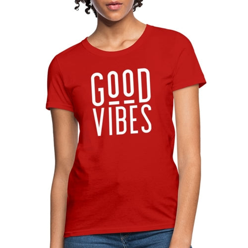 Womens T-shirt - Good Vibes Graphic Tee