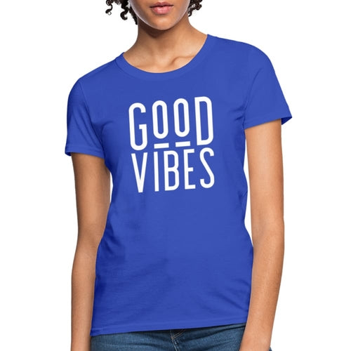 Womens T-shirt - Good Vibes Graphic Tee
