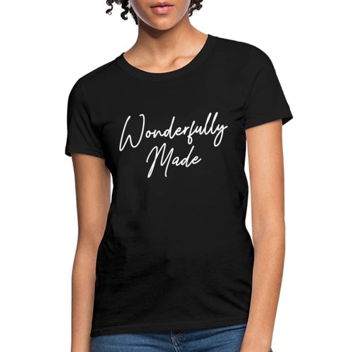 Womens T-shirt - Wonderfully Made Graphic Tee
