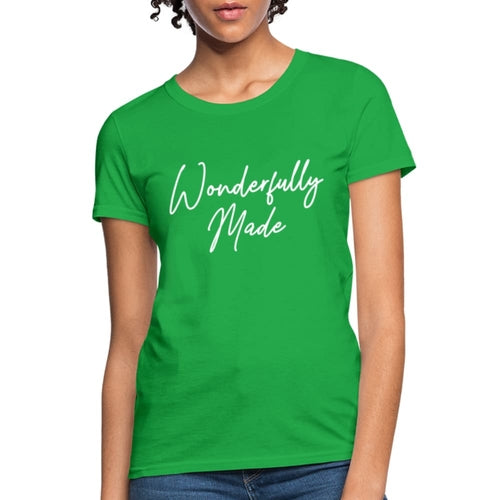 Womens T-shirt - Wonderfully Made Graphic Tee