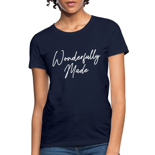 Womens T-shirt - Wonderfully Made Graphic Tee