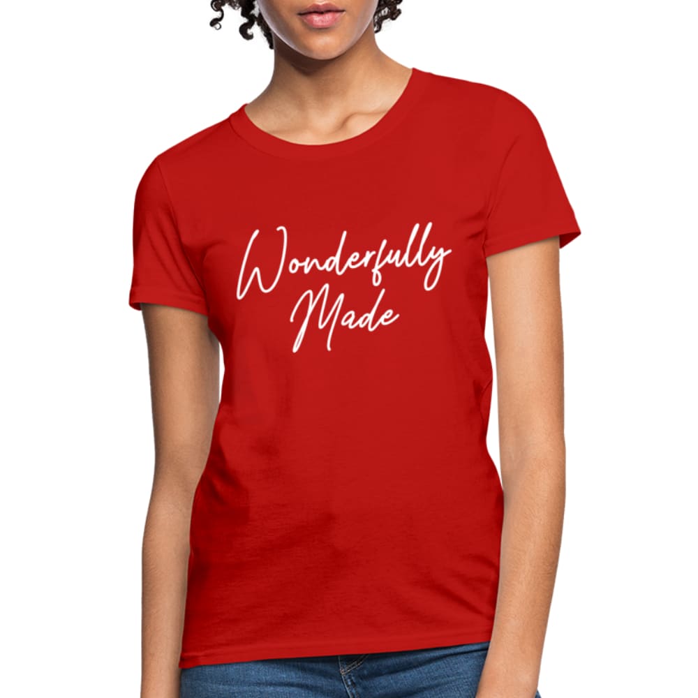 Womens T-shirt - Wonderfully Made Graphic Tee