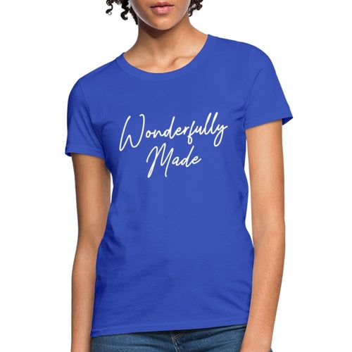 Womens T-shirt - Wonderfully Made Graphic Tee