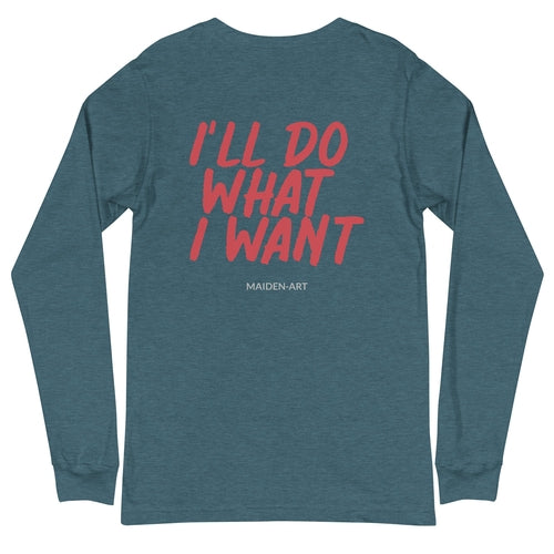 Rebel Girl Unisex Long Sleeve Tee with EMBROIDERY
